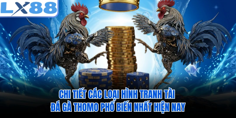 Chi tiết các loại hình tranh tài đá gà thomo phổ biến nhất hiện nay