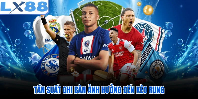 Tần suất ghi bàn ảnh hưởng đến kèo rung